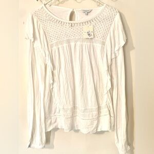 White Lucky Brand top New Medium
